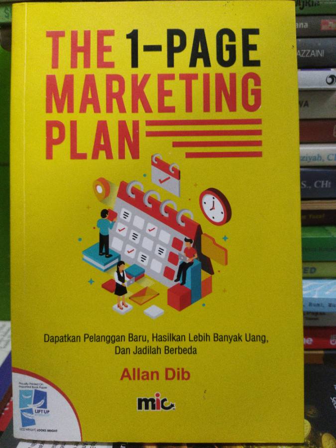 The 1-Page Marketing Plan